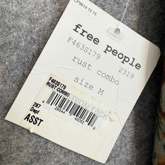 Free People Floral Velvet Mini Skirt Medium Rust Ruched Velour Pull On Stretch - Picture 2 of 11